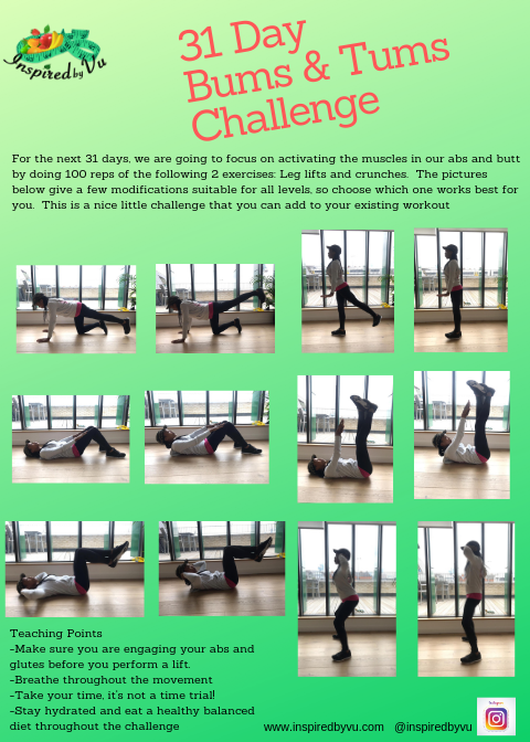 Stretch Targets - May Fitness Challenge - Inspired By Vu Fitness & Nutrition